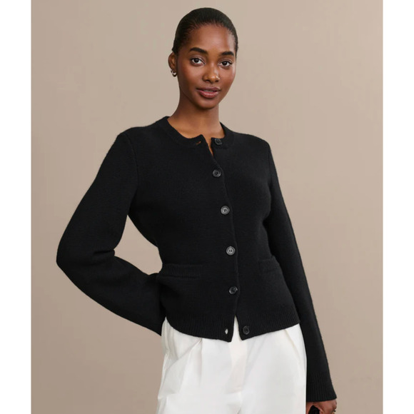 Jenni Kayne Cooper Cardigan Black M - Picture 1 of 10